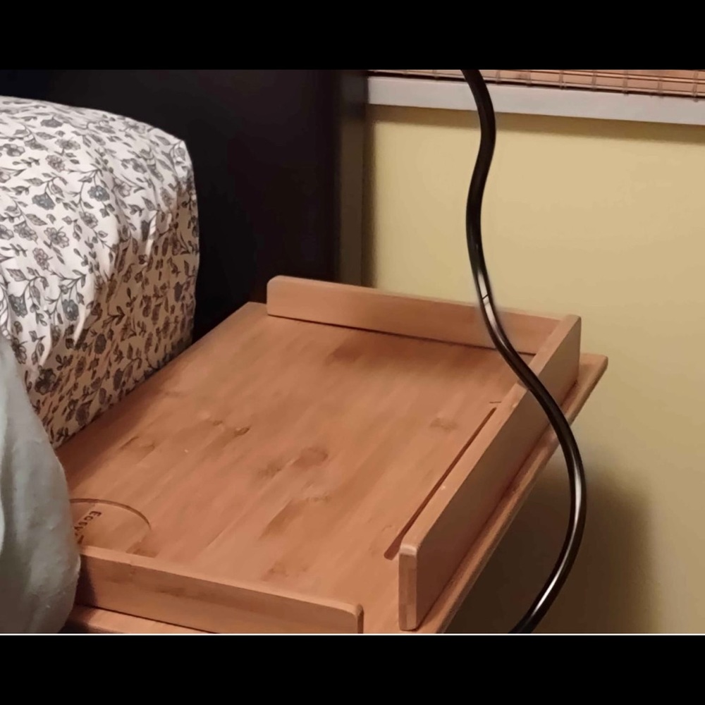 100% bamboo shelf
